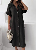 Robe longue en gaze de coton ESTEE BROWN - Robes - ESTEE BROWN