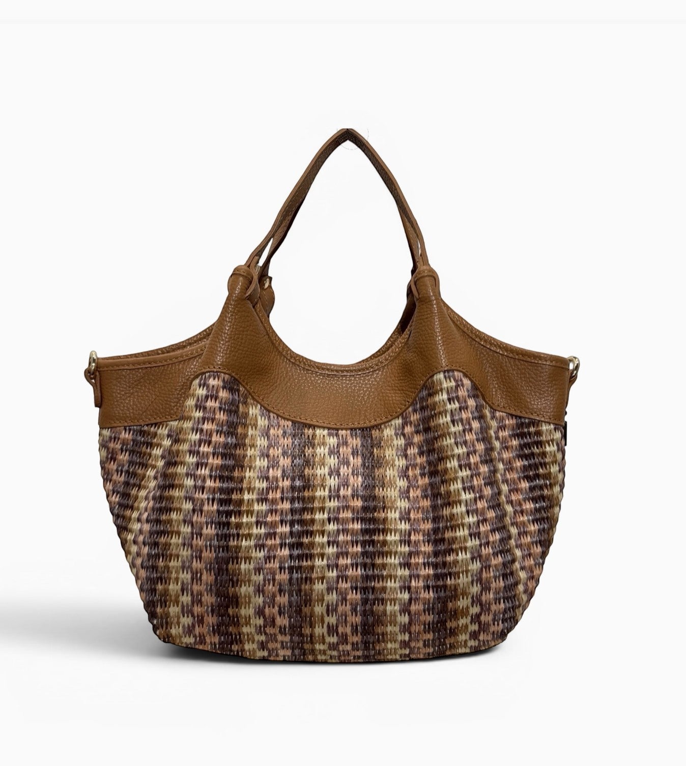 Sac Raphia Cuir Olga Médium Multicolore LOUISA LEE

Le sac Olga de LOUISA LEE allie tressage artisanal en raphia et cuir de vachette grainé pour une silhouette Old Money intemporelle. Sa forme évasée, ses anses ergonomiques et son volume généreux en font le compagnon idéal du quotidien