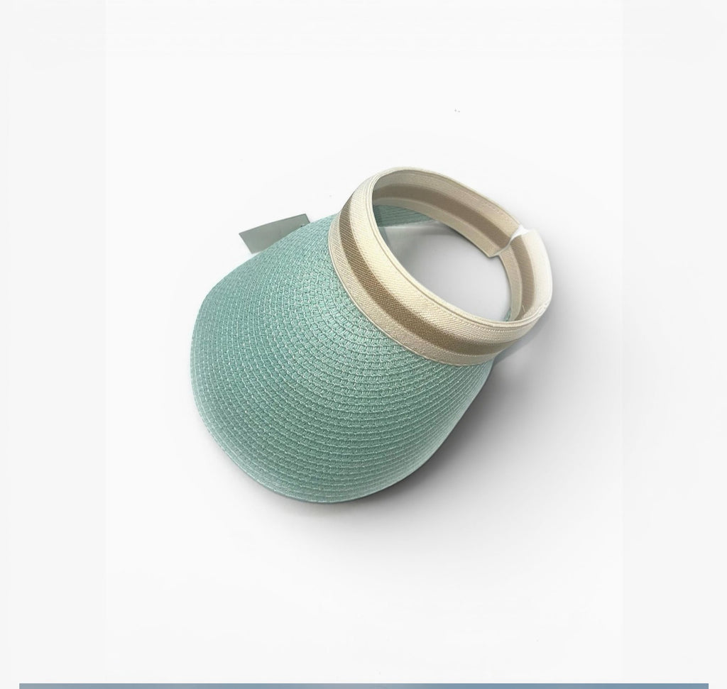 Chapeau visière tressée–Style festival et protection solaire