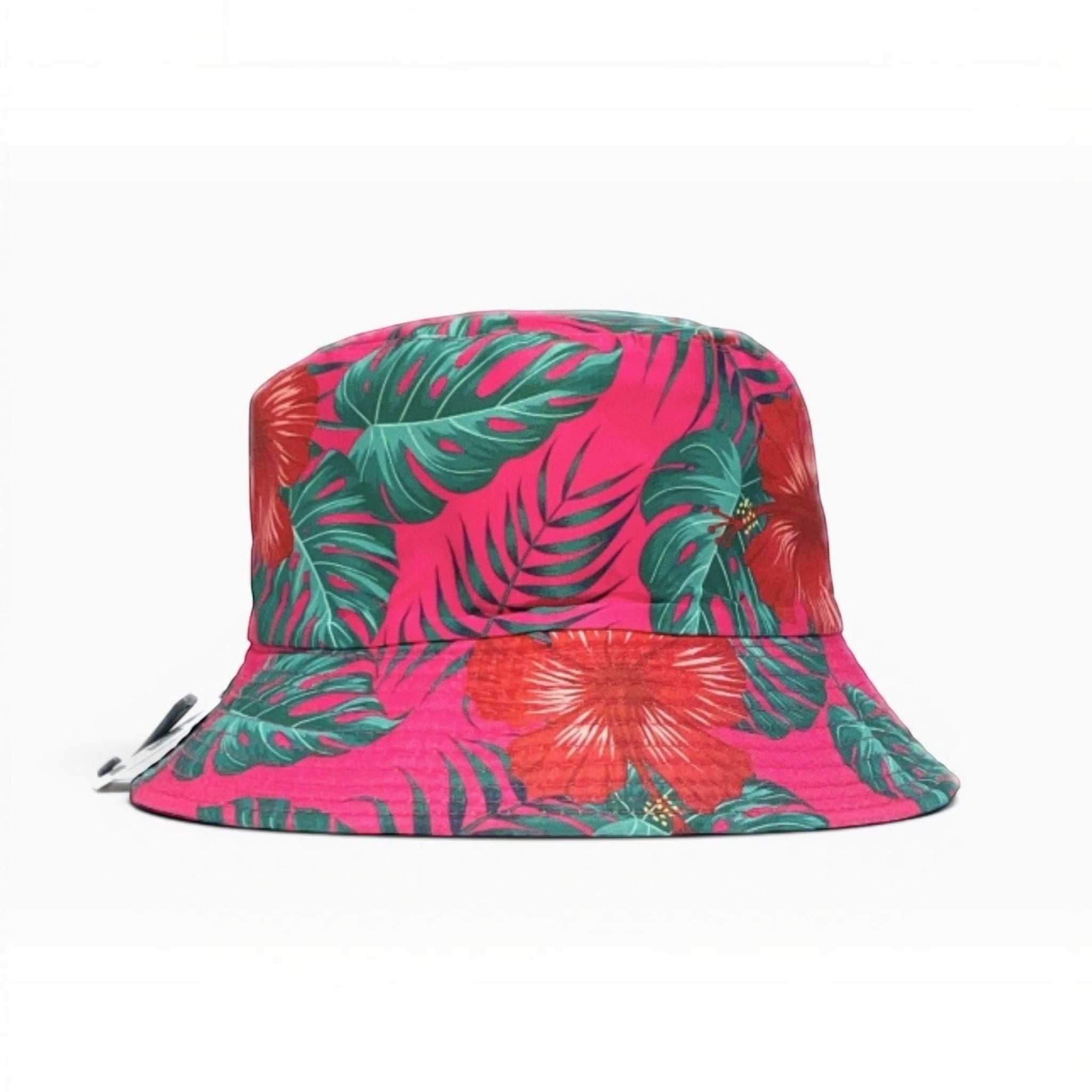 Bob réversible imprimé feuille et fleur LINETA