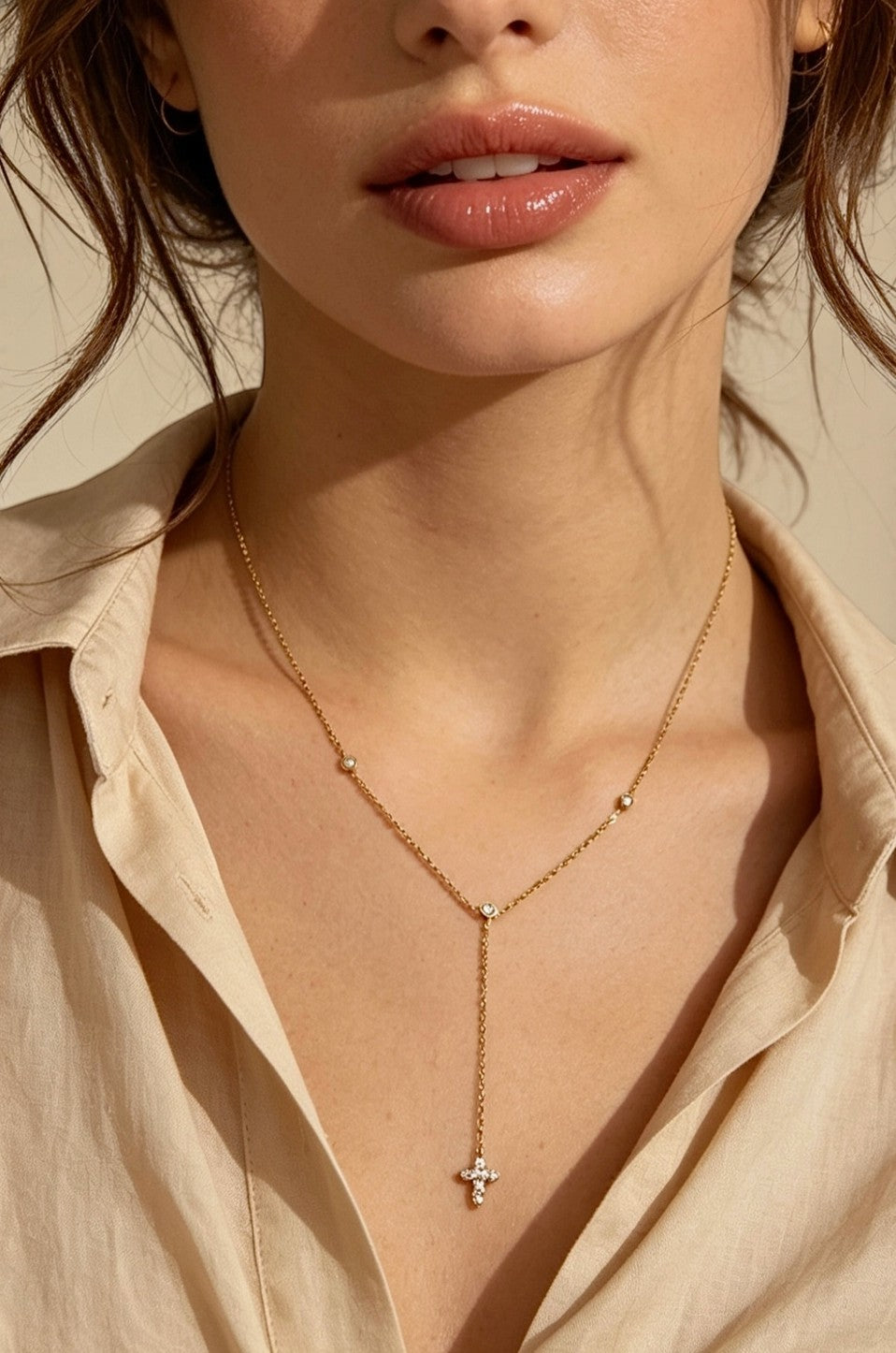 Collier chaîne acier inoxydable ÉLINE L'ATELIER