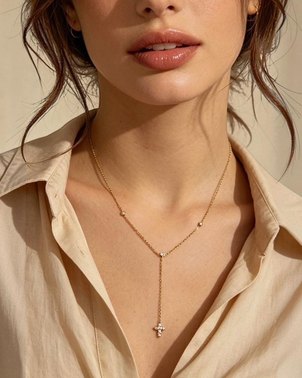 Collier chaîne acier inoxydable ÉLINE L'ATELIER