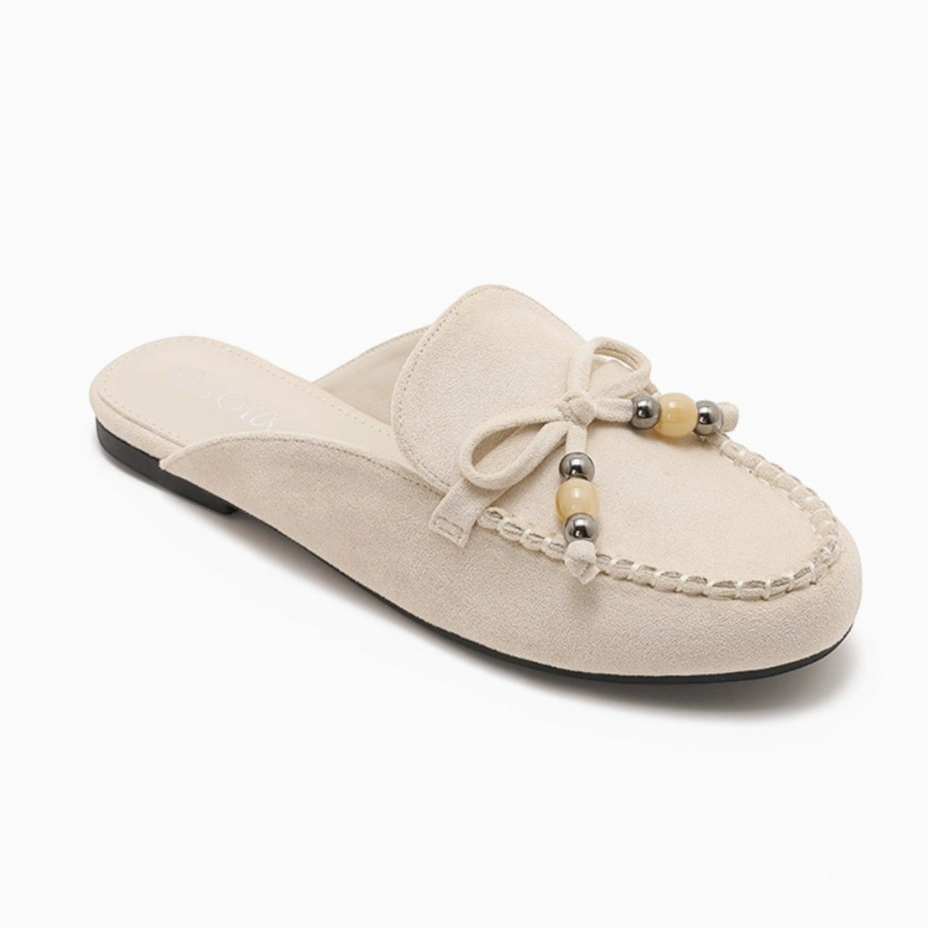 Mules Mocassins à Nœud Papillon et Perles JOIA PARIS