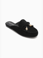 Mules Mocassins à Nœud Papillon et Perles JOIA PARIS