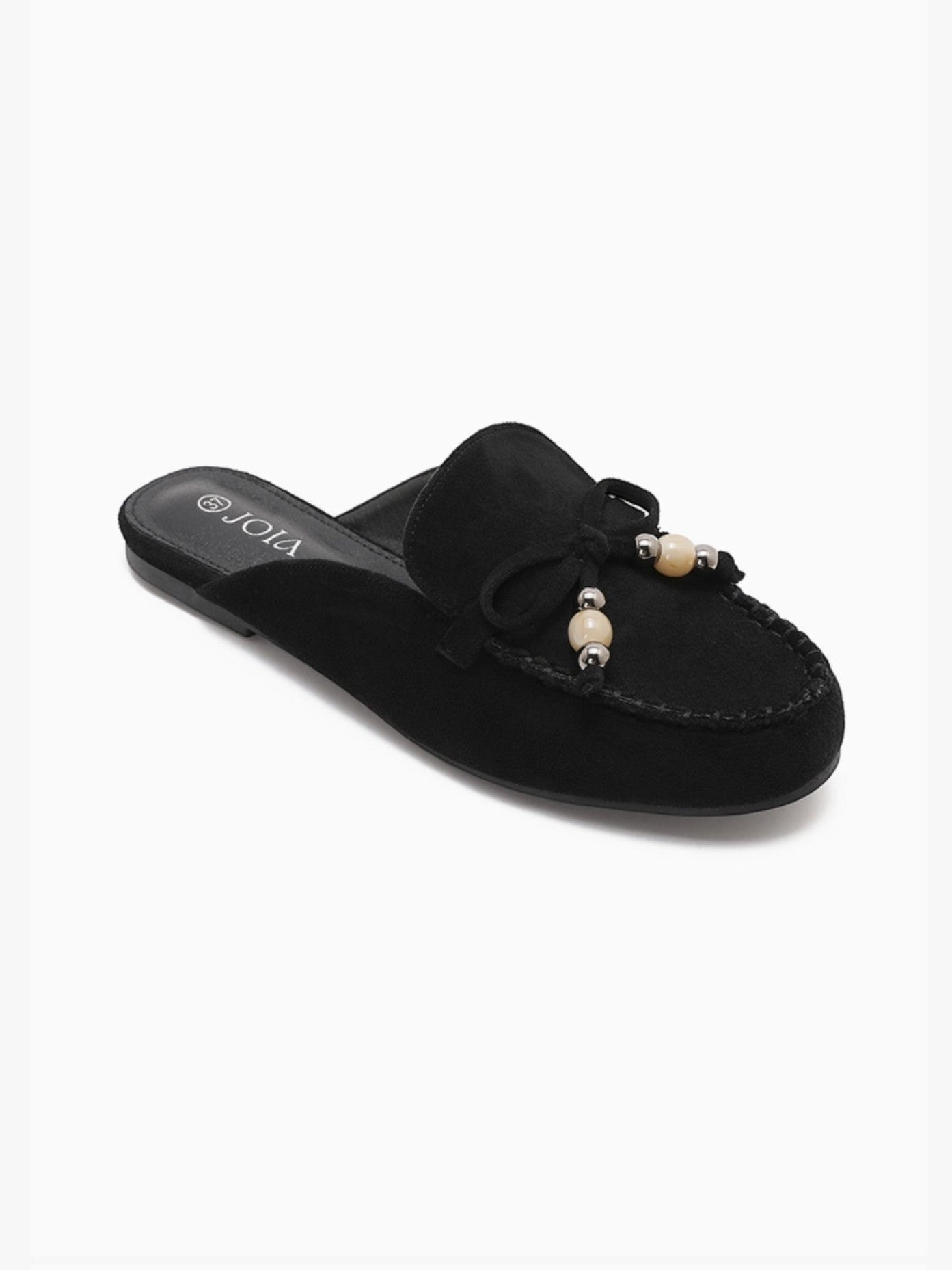 Mules Mocassins à Nœud Papillon et Perles JOIA PARIS