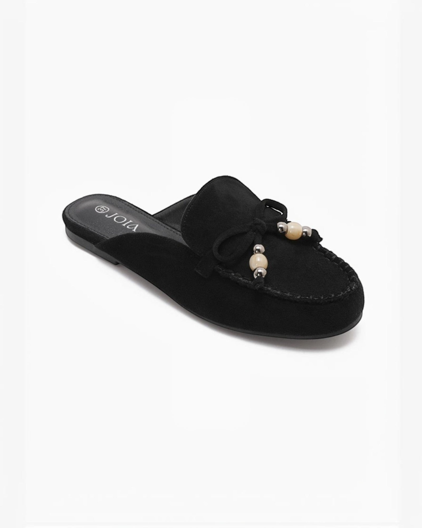 Mules Mocassins à Nœud Papillon et Perles JOIA PARIS
