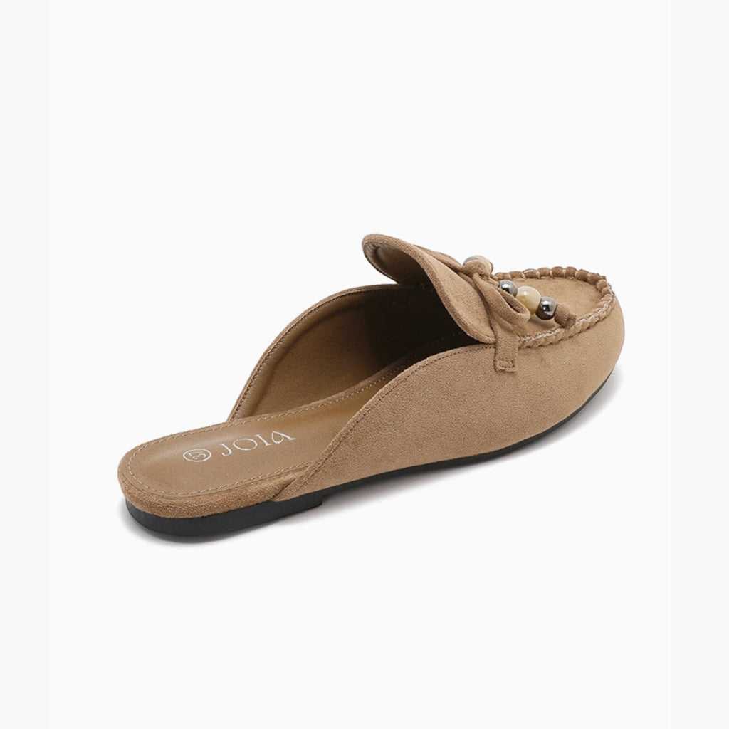 Mules Mocassins à Nœud Papillon et Perles JOIA PARIS
