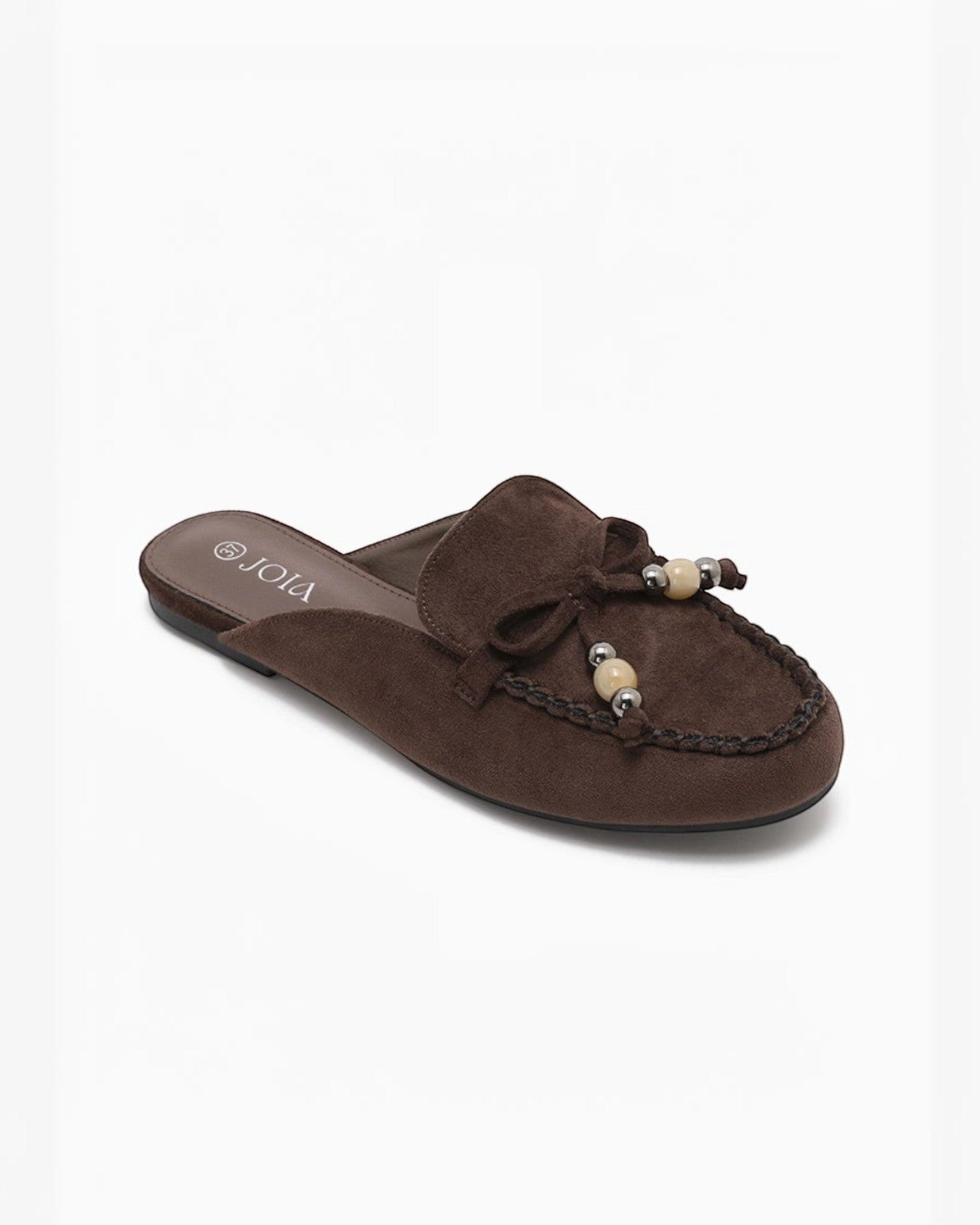 Mules Mocassins à Nœud Papillon et Perles JOIA PARIS