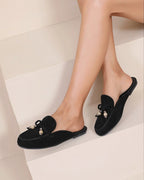 Mules Mocassins à Nœud Papillon et Perles JOIA PARIS - Chaussures - JOIA PARIS