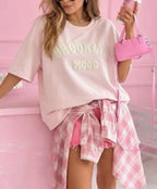 Sweat manche courte en viscose