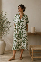 Robe Graphique Chic - Vêtements - POMELO PARIS