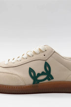 Baskets décontractées en daim beige