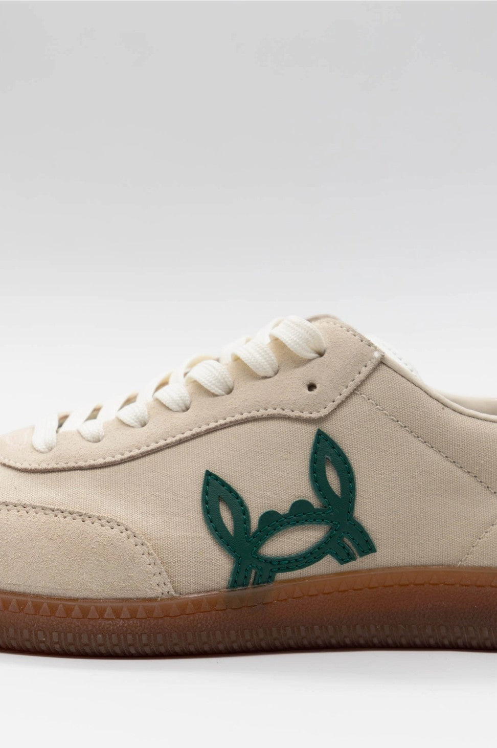 Baskets décontractées en daim beige