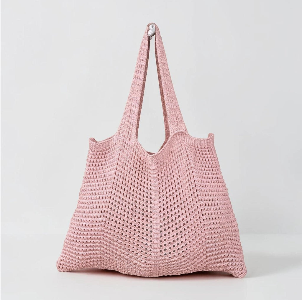 Sac de plage en crochet à motifs ajourés - Coton - Sacs - LUCKY NANA