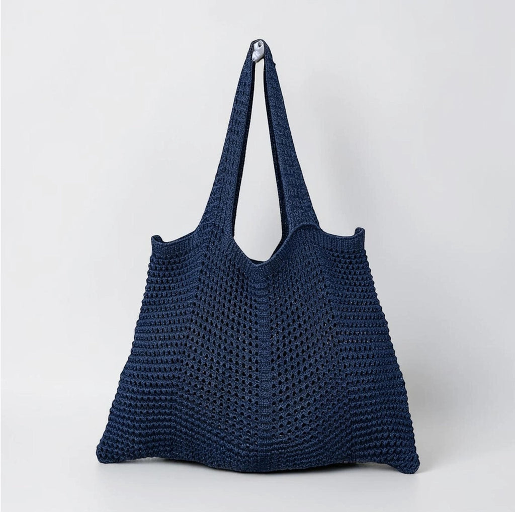 Sac de plage en crochet à motifs ajourés - Coton - Sacs - LUCKY NANA