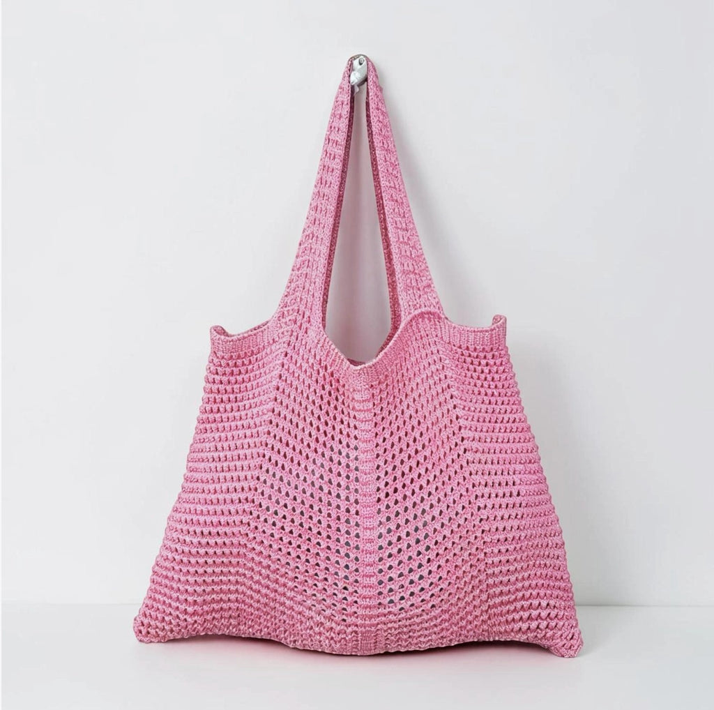 Sac de plage en crochet à motifs ajourés - Coton - Sacs - LUCKY NANA