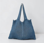 Sac de plage en crochet à motifs ajourés - Coton