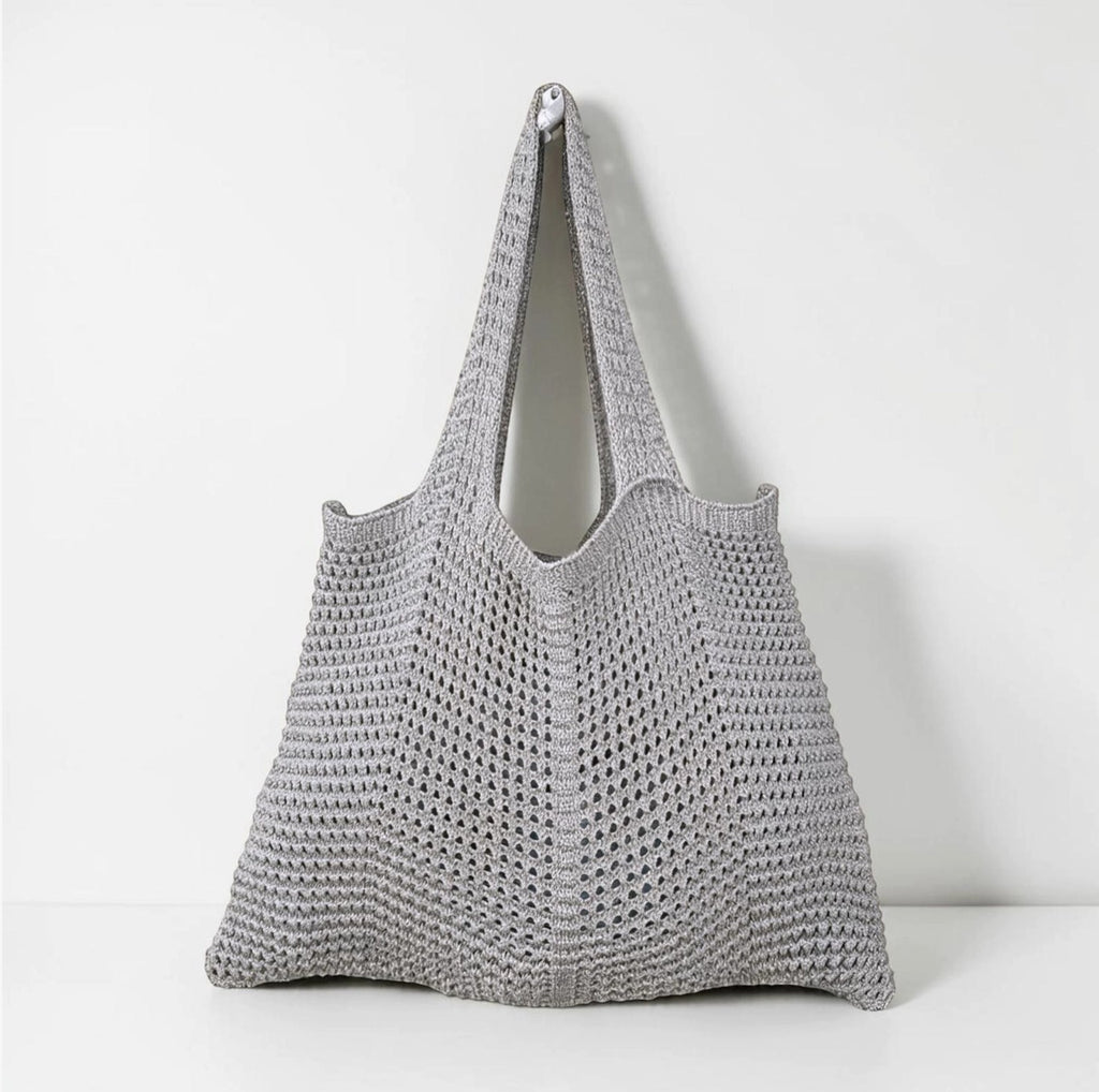 Sac de plage en crochet à motifs ajourés - Coton - Sacs - LUCKY NANA