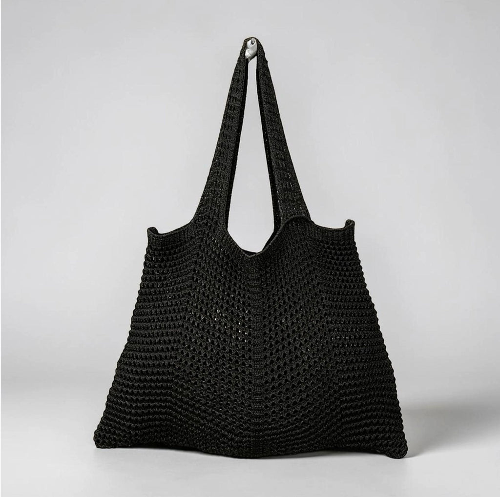 Sac de plage en crochet à motifs ajourés - Coton - Sacs - LUCKY NANA