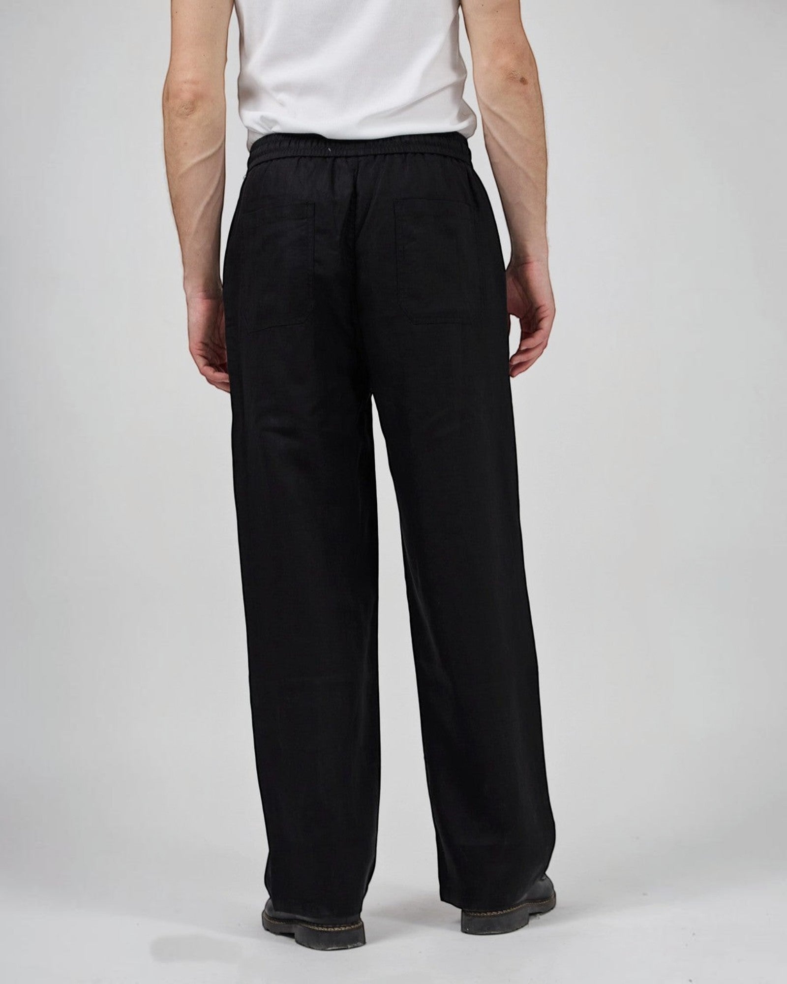 Pantalon homme en lin à taille élastique avec cordon de serrage - Pantalon - Top Monday