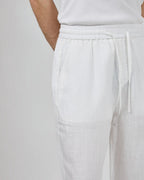 Pantalon homme en lin à taille élastique avec cordon de serrage - Pantalon - Top Monday