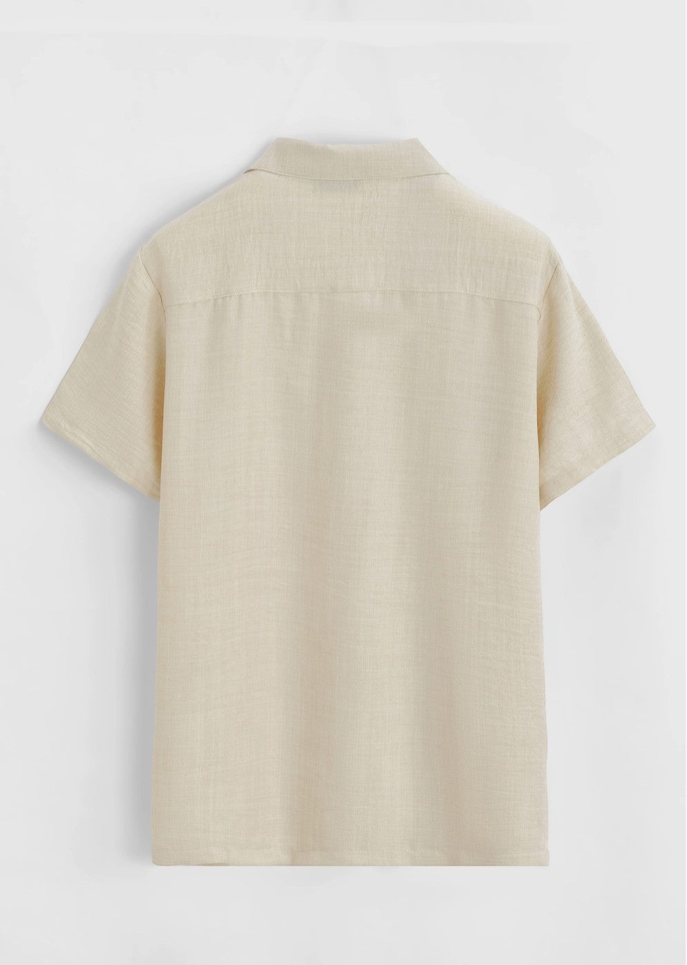 Ensemble chemise short décontracté beige marron Frilivin