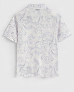 Ensemble chemise short à motif fleuri - Pantalon - Frilivin