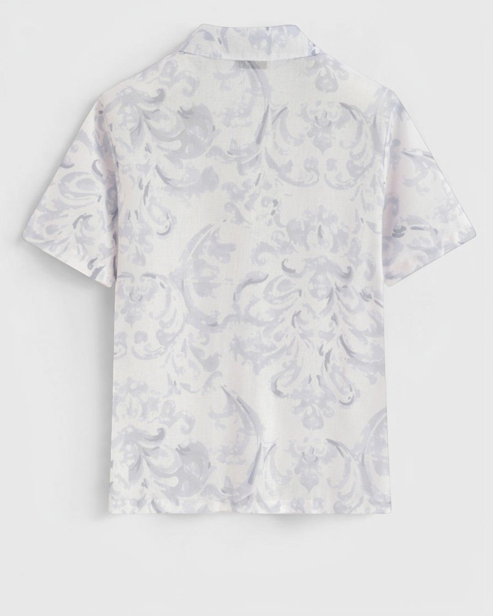 Ensemble chemise short à motif fleuri - Pantalon - Frilivin
