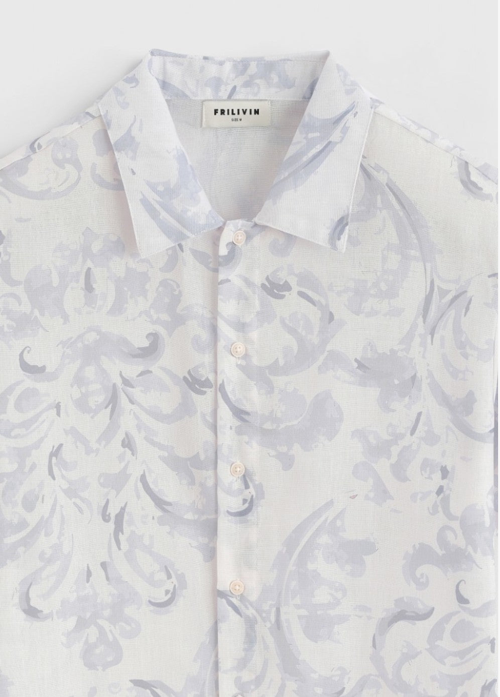 Ensemble chemise short à motif fleuri