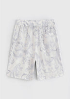 Ensemble chemise short à motif fleuri