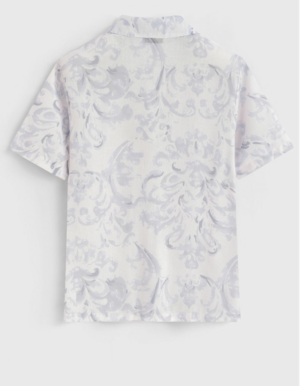 Ensemble chemise short à motif fleuri