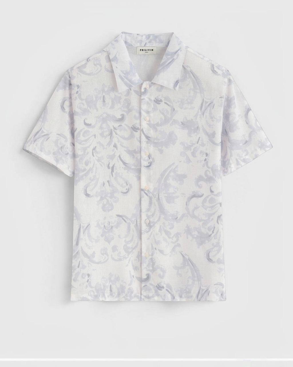 Ensemble chemise short à motif fleuri - Pantalon - Frilivin