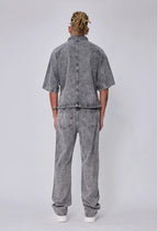 Ensemble coordonné denim gris Frilivin