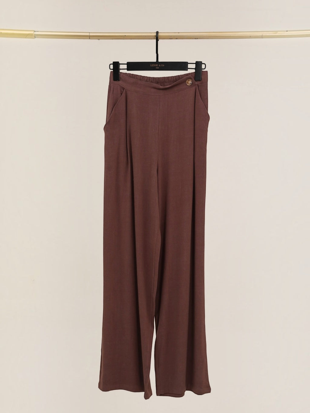 Pantalon en lin -THEODORE - Pantalons - LOVIE & CO