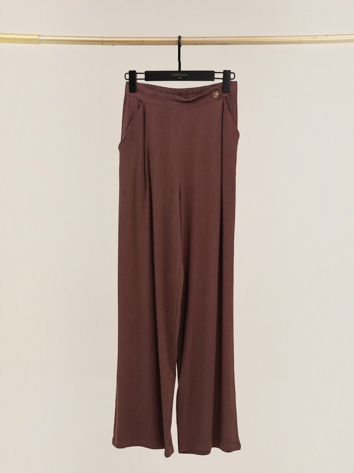 Pantalon en lin -THEODORE - Pantalons - LOVIE & CO