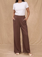 Pantalon en lin -THEODORE - Pantalons - LOVIE & CO