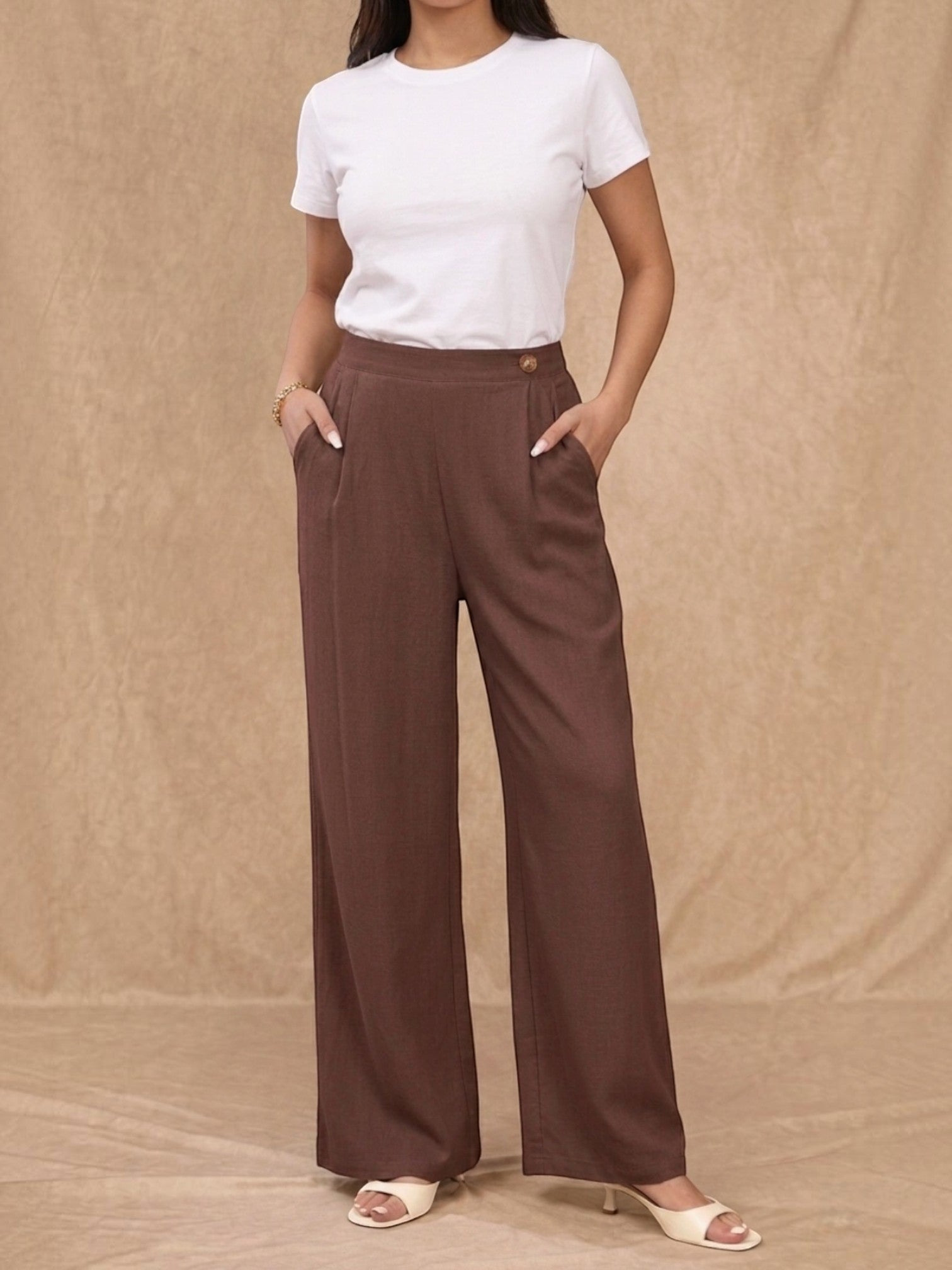 Pantalon en lin -THEODORE - Pantalons - LOVIE & CO