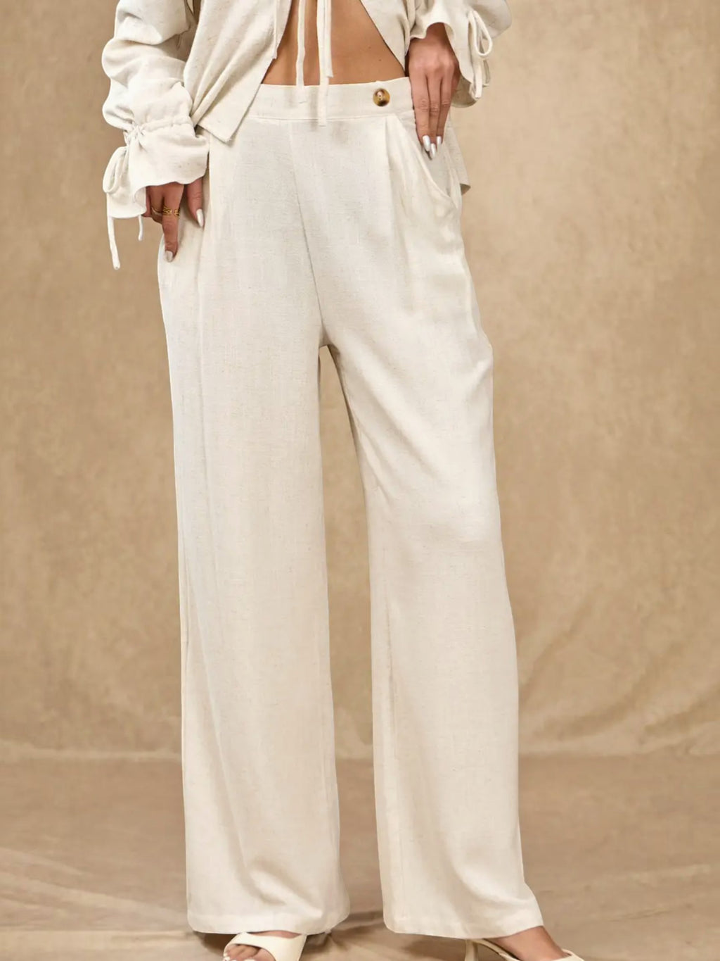 Pantalon en lin -THEODORE - Pantalons - LOVIE & CO