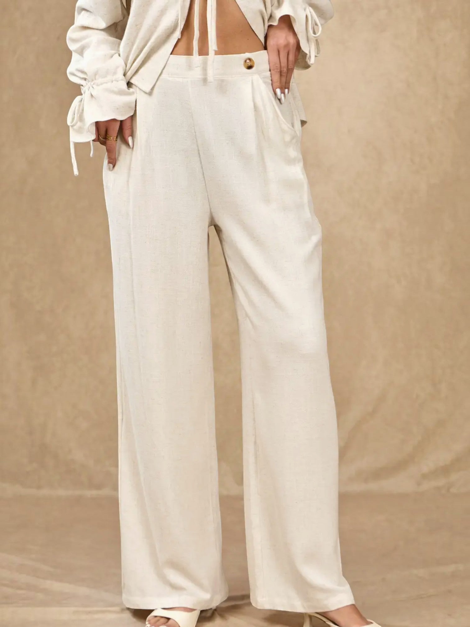 Pantalon en lin -THEODORE - Pantalons - LOVIE & CO