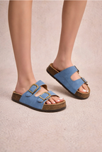Claquettes à plateforme double boucle INIA - Chaussures - INIA