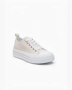 Baskets en Toile à Plateforme Rayée Graphique - Chaussures - LADY GLORY