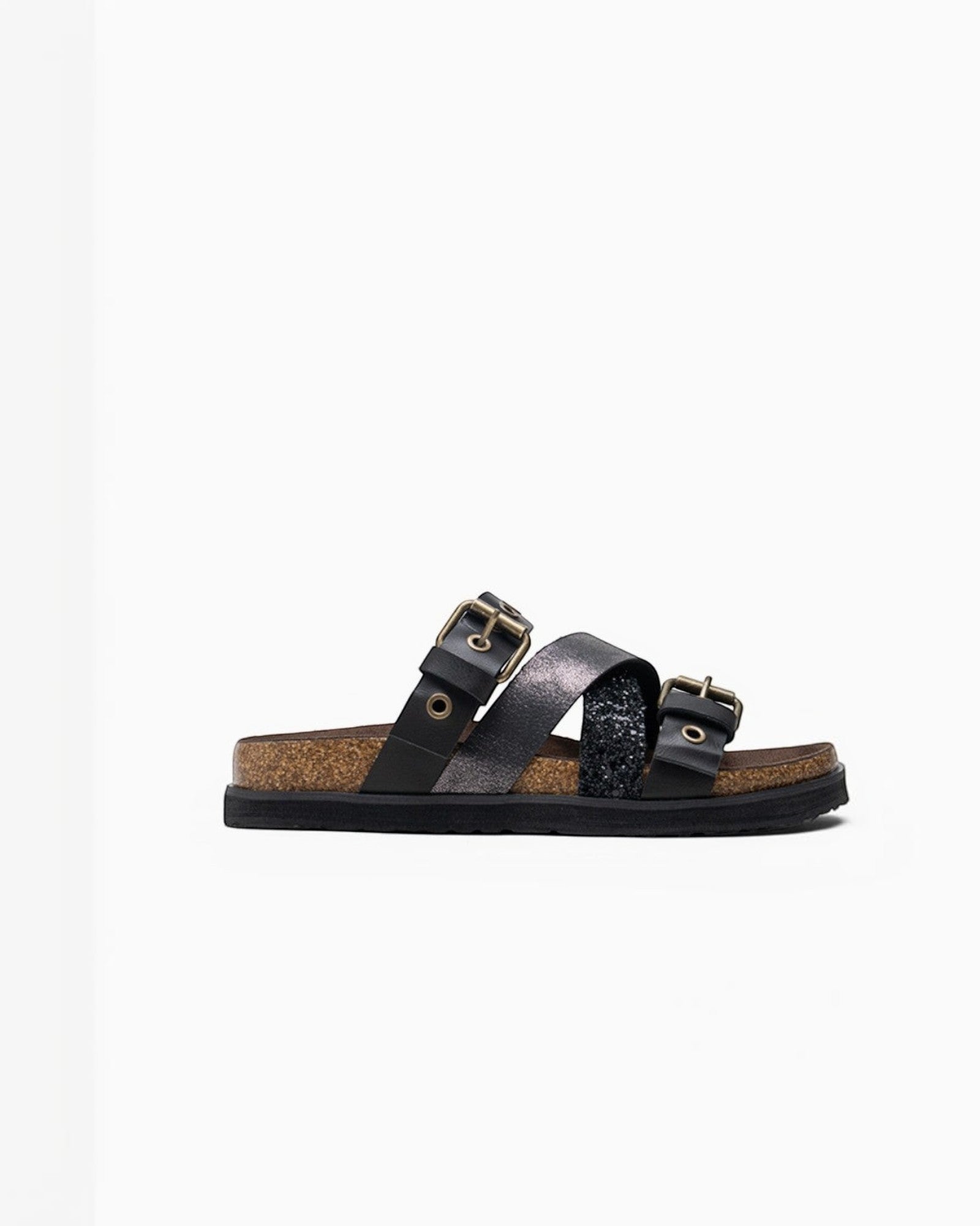Sandales Plates Multi-Brides à Détails Métalliques LADY GLORY