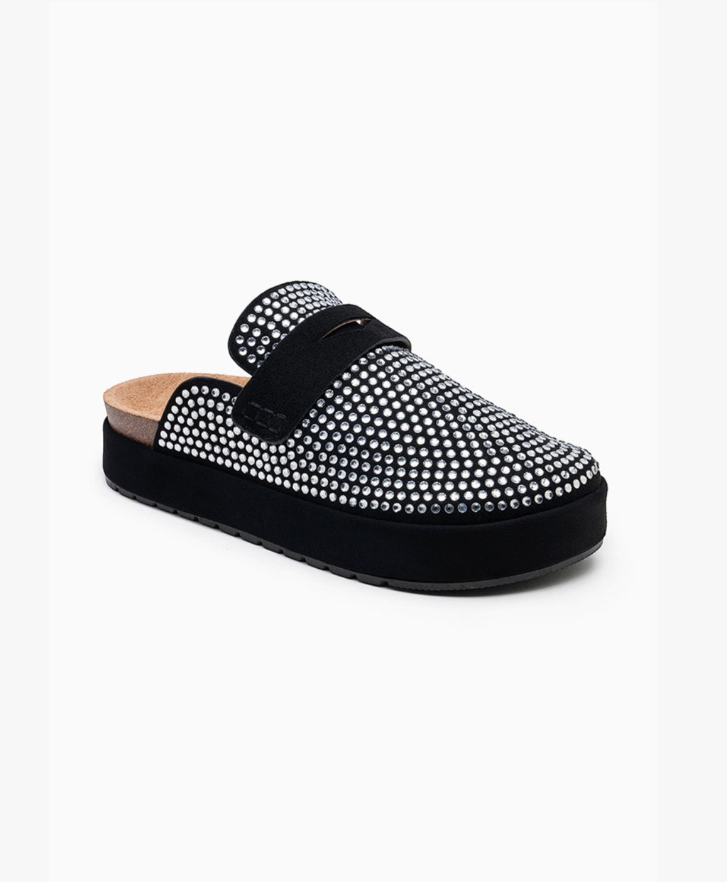 Mules à Plateforme Ornées de Strass LADY GLORY
