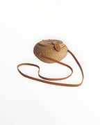 Sac Bali Rond Plat en Rotin Naturel Schu'zz - Sacs - Schu'zz