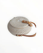 Sac Bali Rond Plat en Rotin Naturel Schu'zz - Sacs - Schu'zz