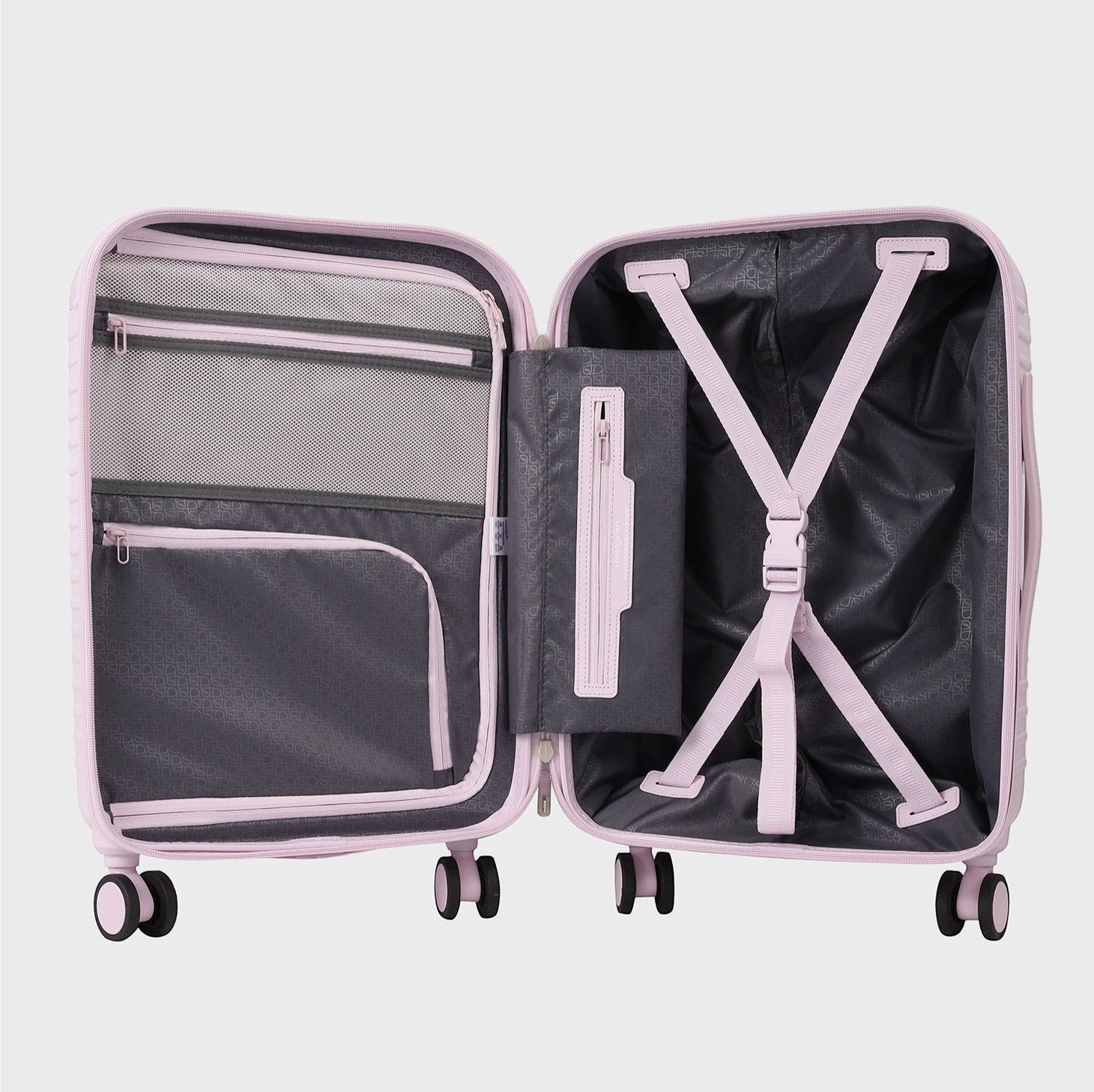 Valise Cabine Spinner 55 cm YUNO S FP Lilas HEDGREN