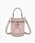 Sac seau cylindrique en cuir pour femme - Sacs - GALLANTRY