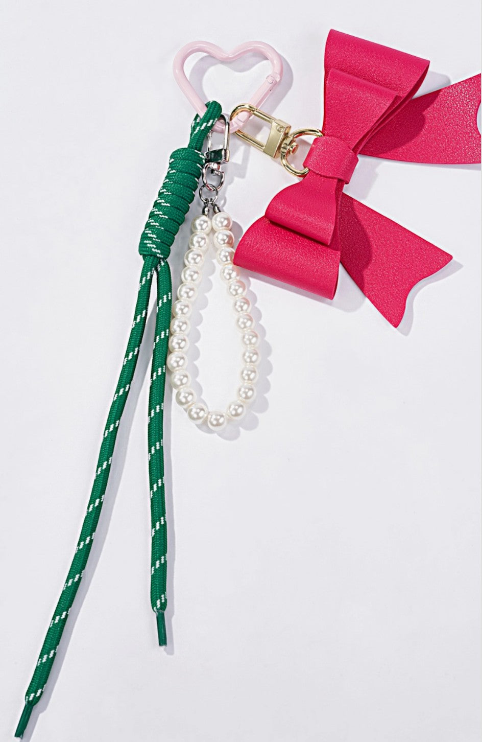 Grigri Sac & Porte-clé Nœud et Perles ÉLINE L'ATELIER