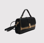 Sac Bandoulière Bi-Matière Fermoir à Pression BESTINI