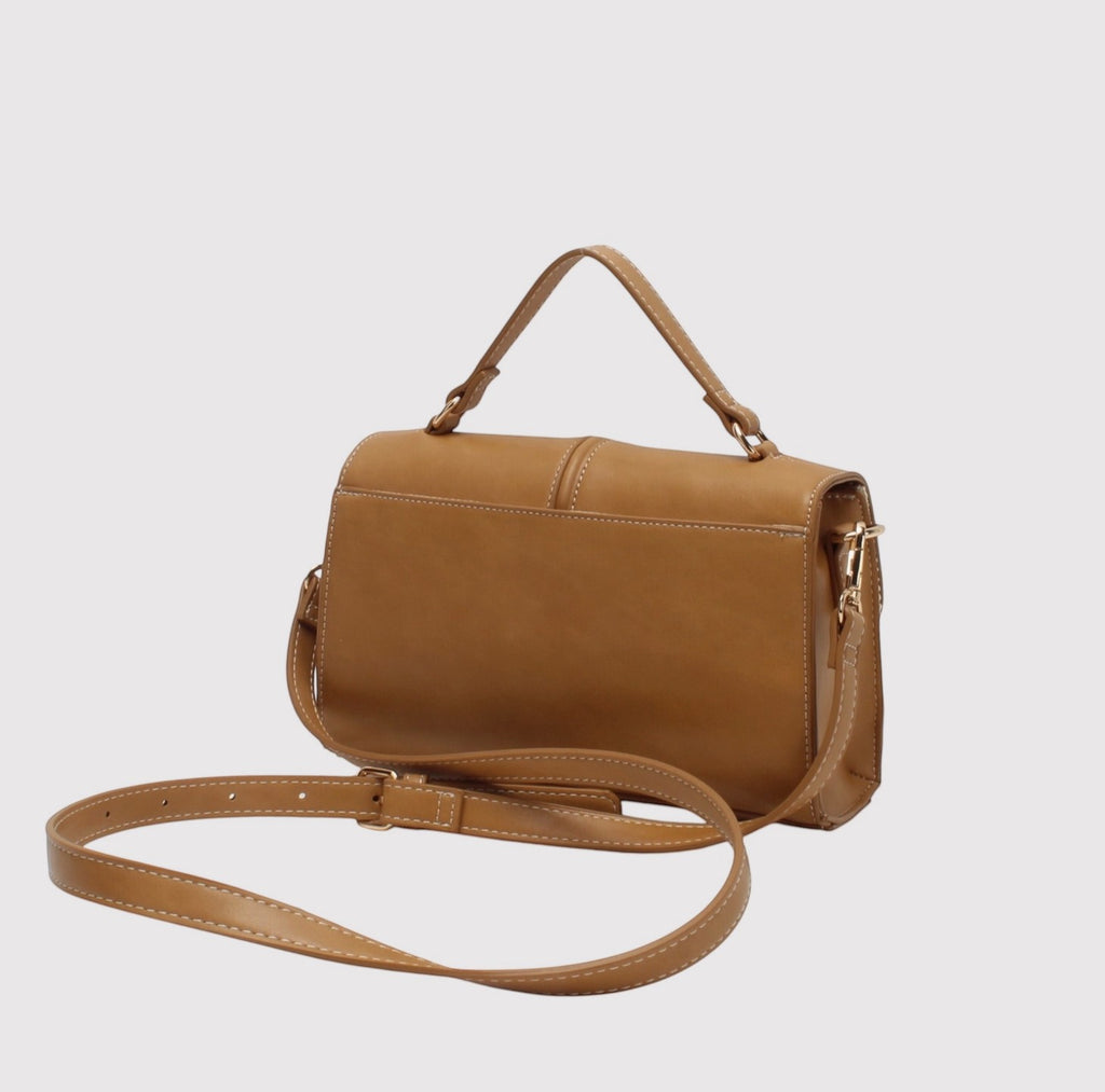 Sac Bandoulière Bi-Matière Fermoir à Pression BESTINI